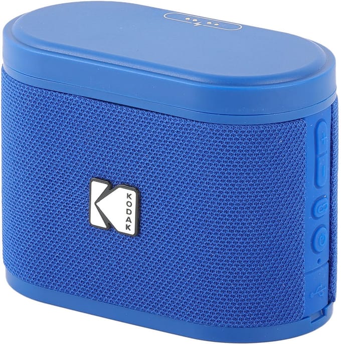 Kodak SoundBrix Bluetooth Speaker – Draadloze Muziek Box – 5W RMS – Blauw