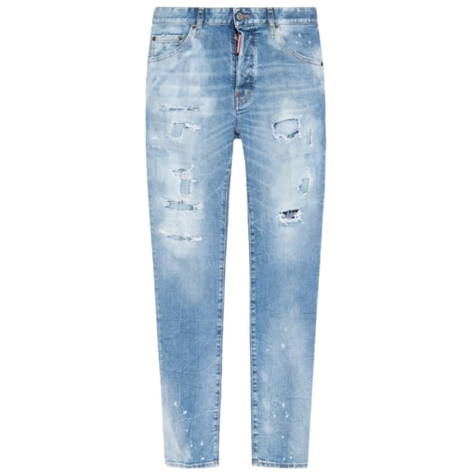 Dsquared2 Cool Guy Jeans Destroyed Wash Lichtblauwe Jeans