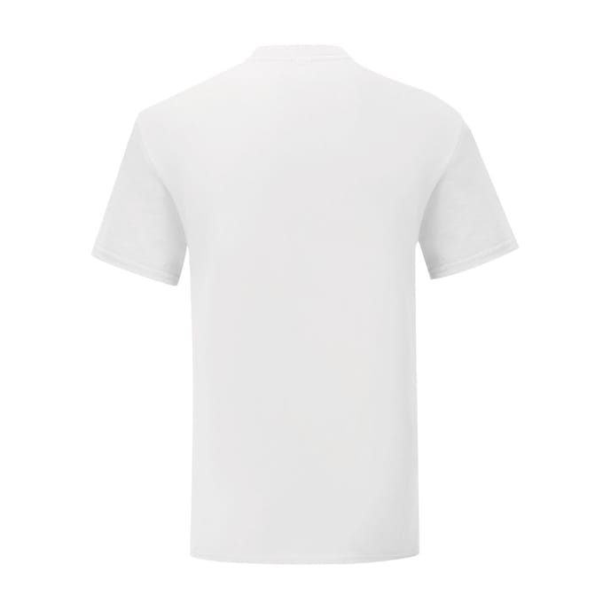 Fruit of the Loom Heren Iconisch T-Shirt (Wit)