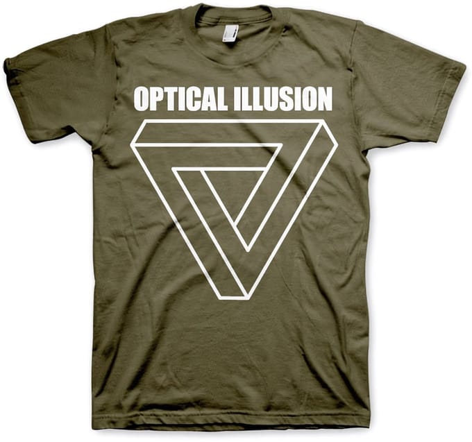 Hybris Optical Illustion Infinity Triangle T-shirt SH-1-15435-H27-12