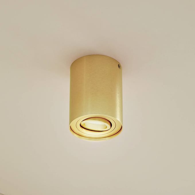 Arcchio - Spots - 1licht - Aluminium - H: 12.5 cm - GU10 - goud