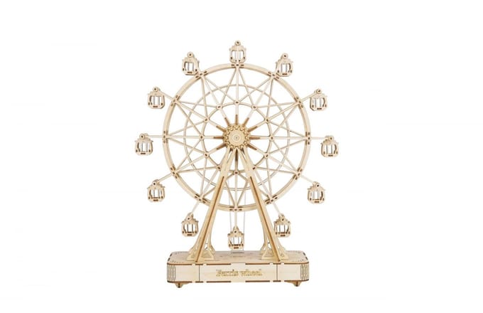 Robotime Modelbouwpakket Ferriswheel 16,5 Cm Hout 120-delig