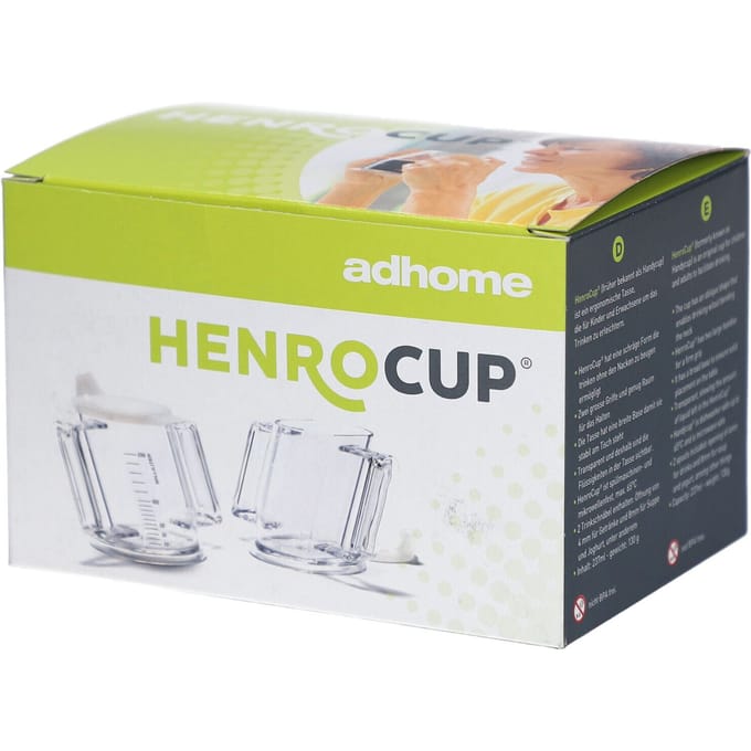 Henrotek Handycup Beker Schuin Transparant Met 2 Tuitjes 237ml