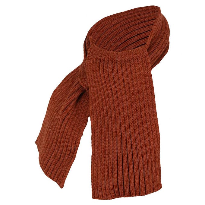 Baby Sjaal - Ribbed - One Size - Midden Bruin / 1-2 Jaar