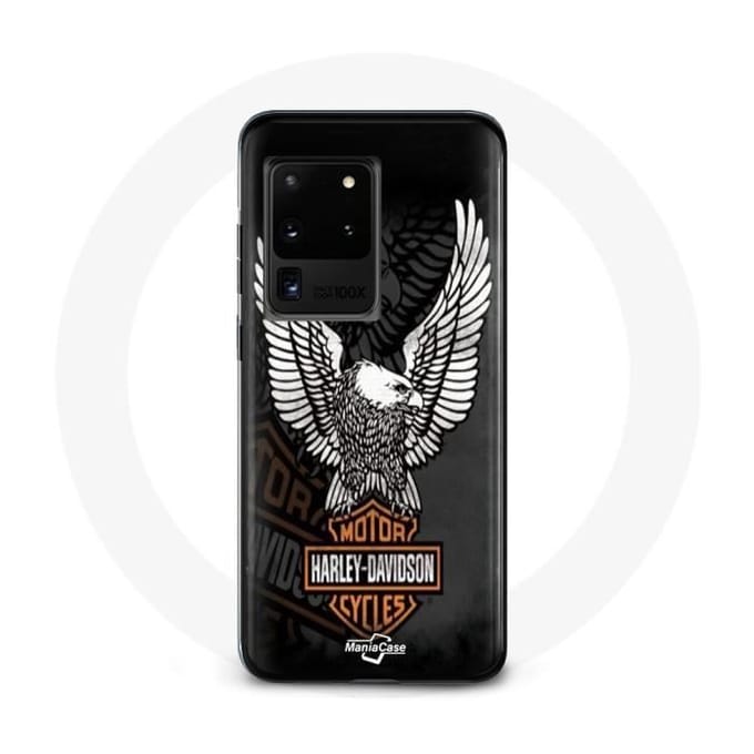 Hoesje voor Samsung Galaxy S20 Ultra Harley Davidson adelaarslogo