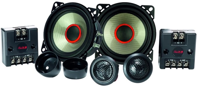 Audio System Carbon 100 Composet 10cm / 4'' component / Auto speaker / Luidsprekers