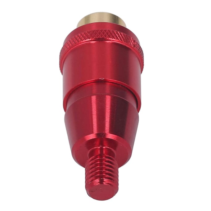 8mm Visnet Hengel Pod Connector Anti Rotatie Schroef Netaansluiting Adapter Universele Connector Vissen rood