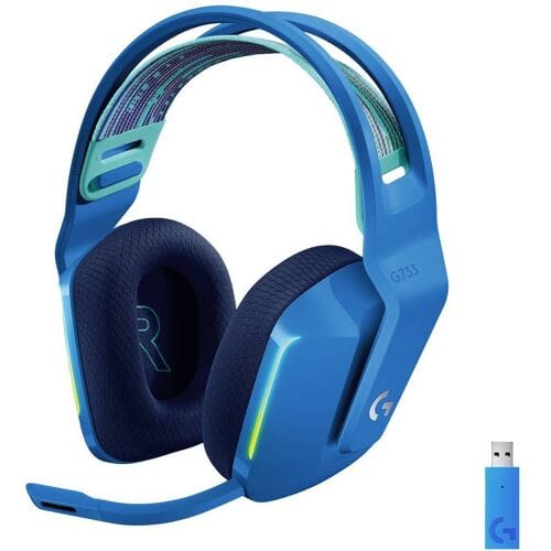 Logitech Gaming G733 LIGHTSPEED On Ear headset Radiografisch 7.1 Surround Blauw Volumeregeling Gamen