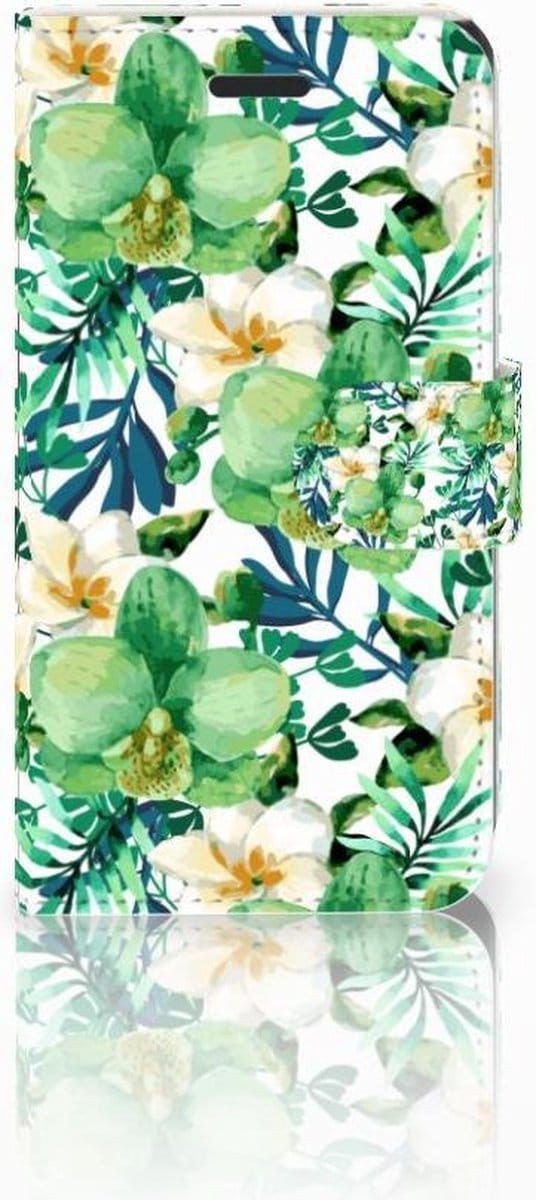 Samsung Galaxy Xcover 3 | Xcover 3 VE Hoesje Orchidee Groen