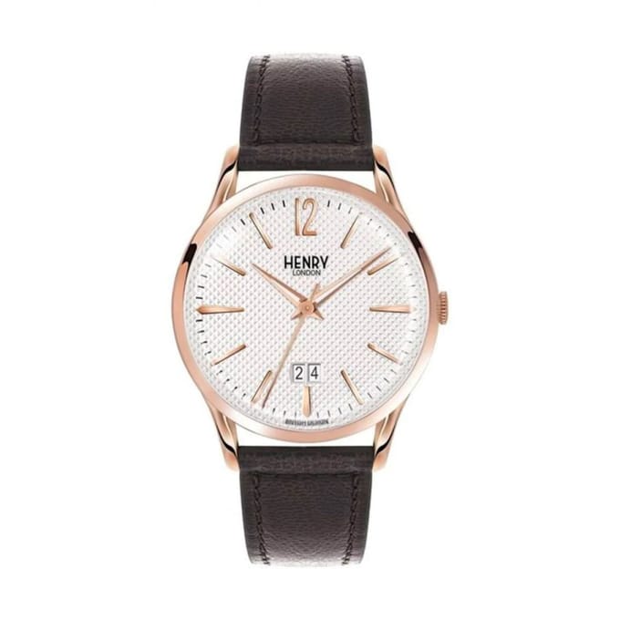 Henry London HL41-JS-0038 Unisex Horloge 41mm 3ATM
