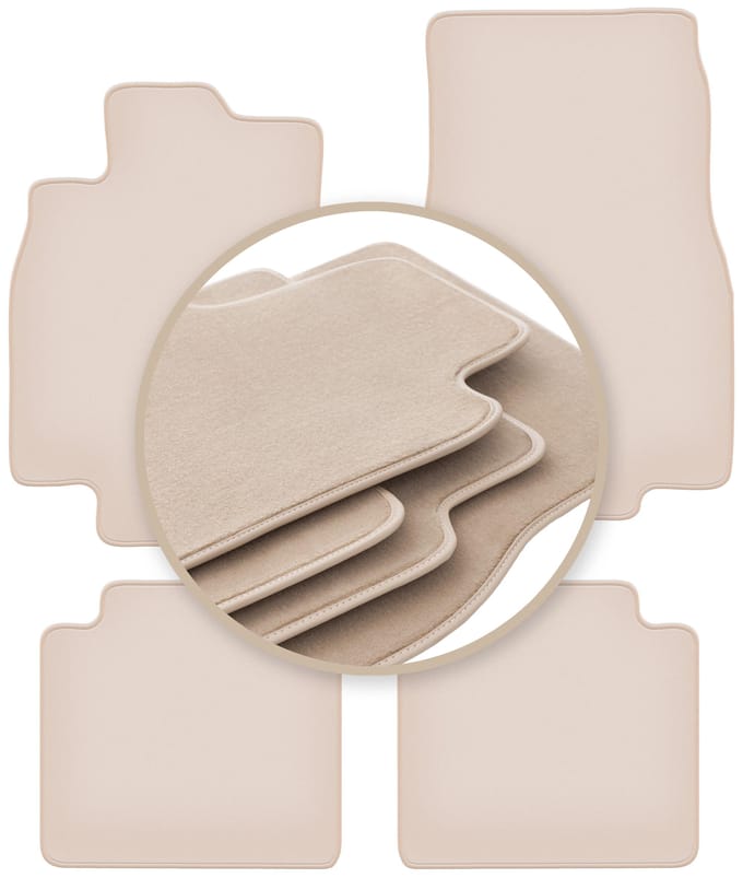 PREMIUM beige matten voor: Mercedes B-Klasse W245 hatchback 2005-2011