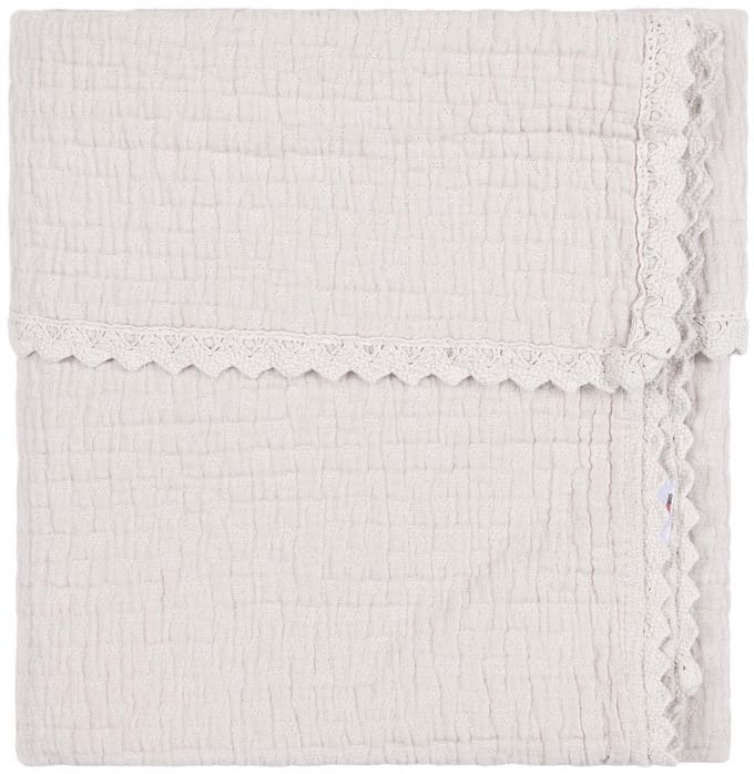 Koeka Elba Ledikantdeken Lace - 100 x 150 cm - Stone