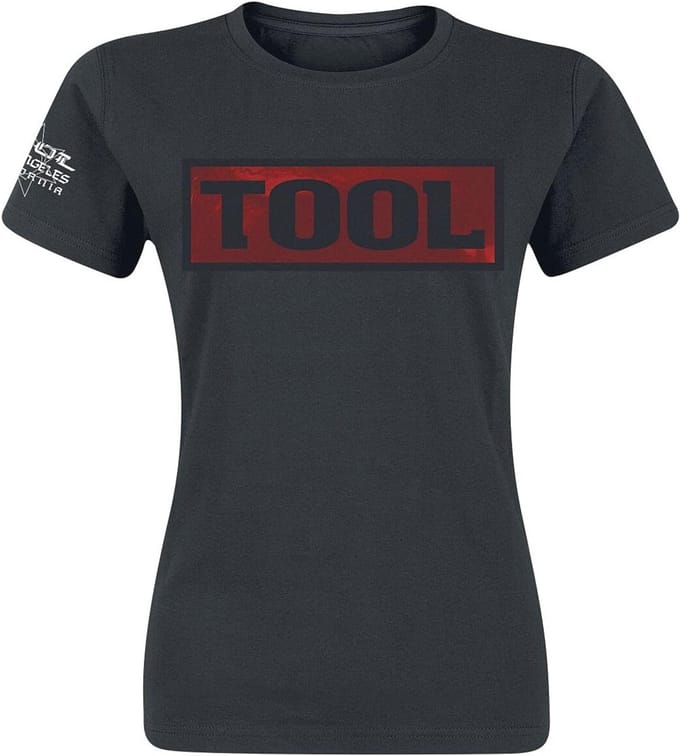 Vrouwen Skinny Fit T-shirt met Shaded Box Design