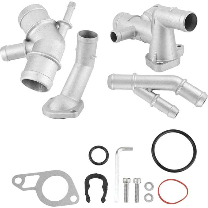 Gegoten Aluminium Thermostaathuis Waterpijp CNC voor MK4 1.8T