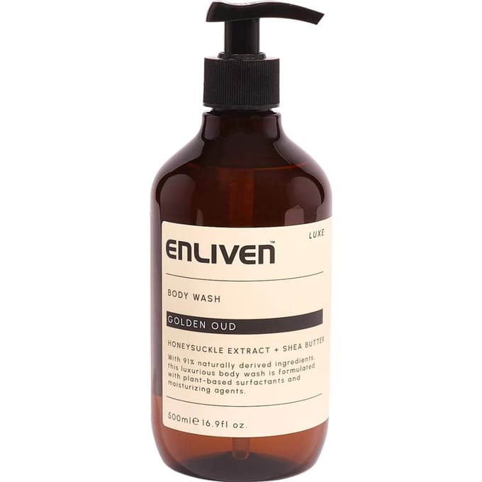 Enliven Luxe Shower Gel Golden Oud 500 ml