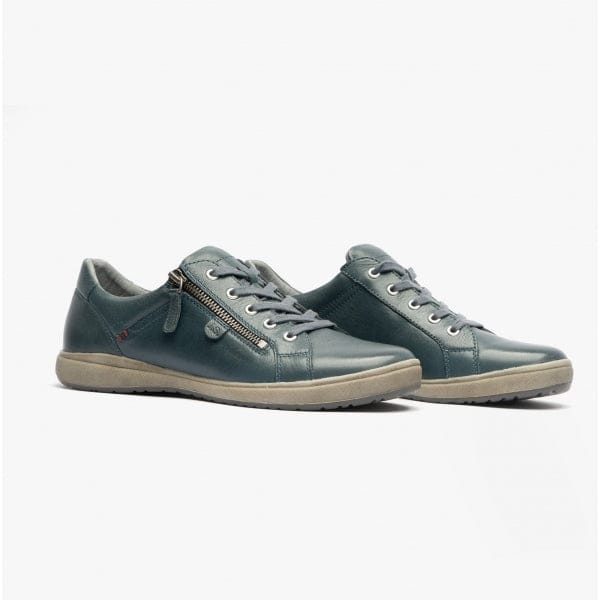 CAREN 12 Dames Leren Sneakers Ocean