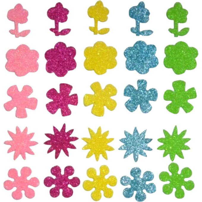 Haza Original Foamstickers Create It Bloemen 25 Stuks