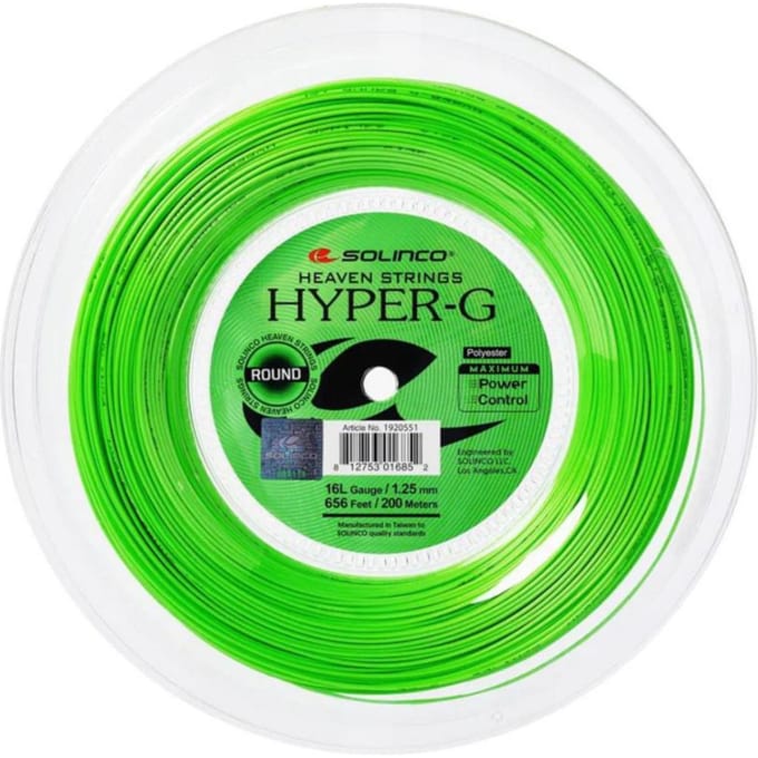Solinco Hyper-G Round Rol Snaren-Groen