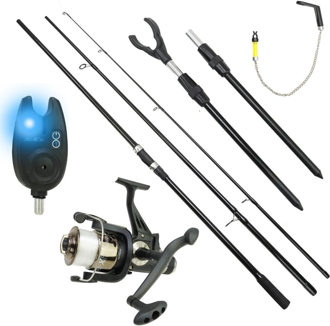 FISH-XPRO Carp Pro Set - 1-Rod - Karperhengelset - Zwart