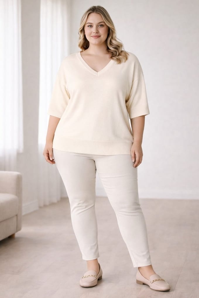 YEST CURVE Lorette Tops - Natural - maat 0(46)