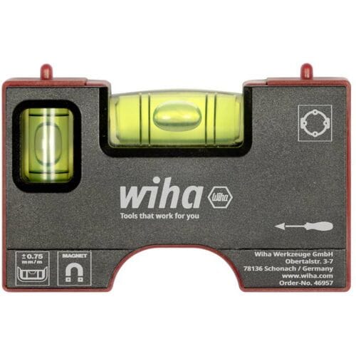 Wiha Pocket 46957 Mini-waterpas Incl. magneet 80 mm 0.75 mm/m