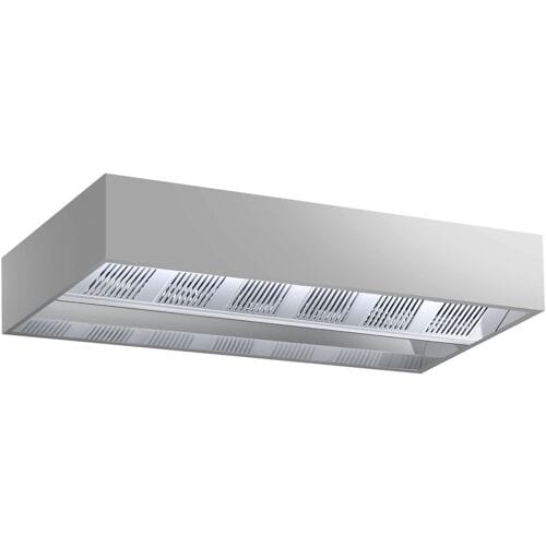 GGM Gastro Induktions-Deckenhaube - 3500mm - ohne Motor - mit Filter