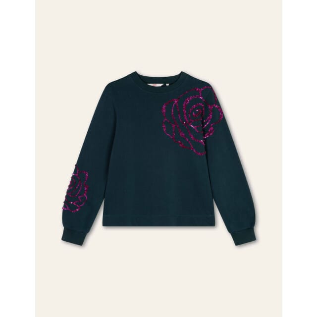 Oilily Hope Sweater- maatL Deep Teal