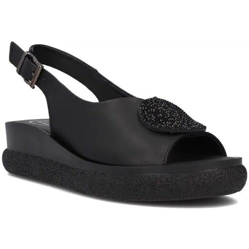 Sandalen met sleehak Filippo DS698425BK