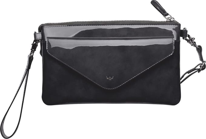 Golden Head Leren polstasje schoudertas Carrara RFID Protect Mini-Tasche 8216 Anthrazit antraciet