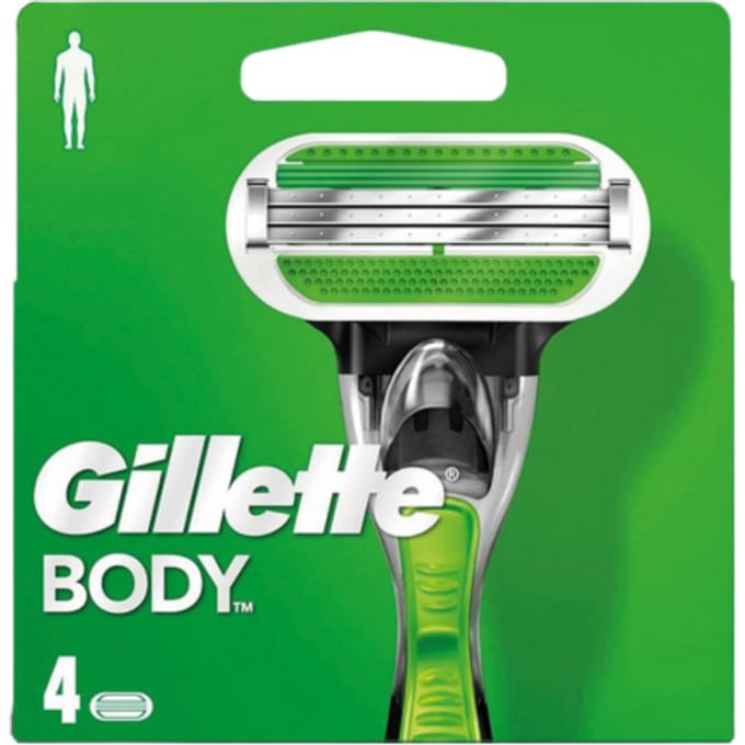 Gillette Body scheermesje - 4 navulmesjes