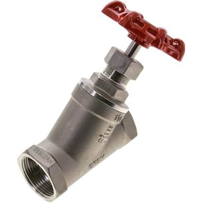 G 1-1/4'' Roestvaststalen Vrijstroomafsluiter 40 bar
