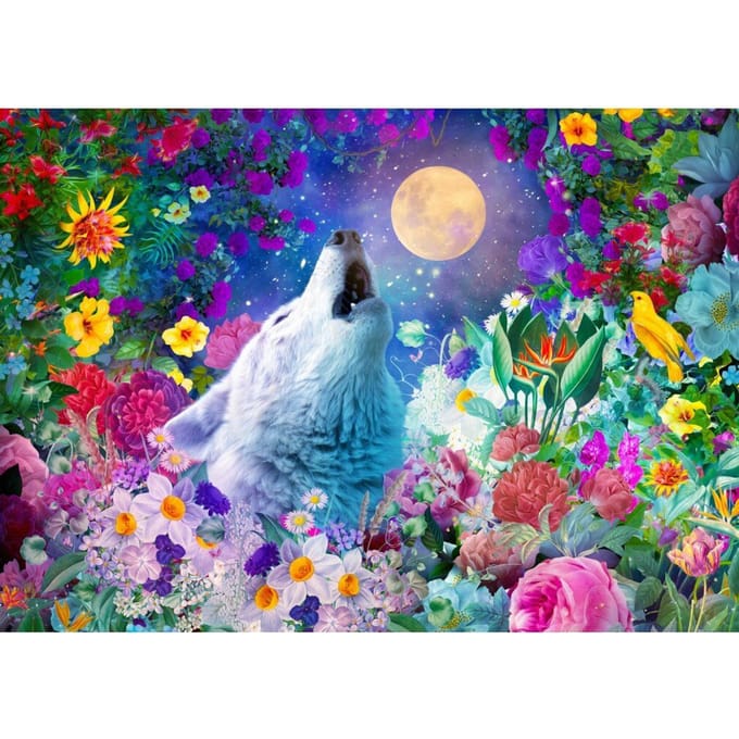 Wolf Moon Puzzel 1000 Stukjes