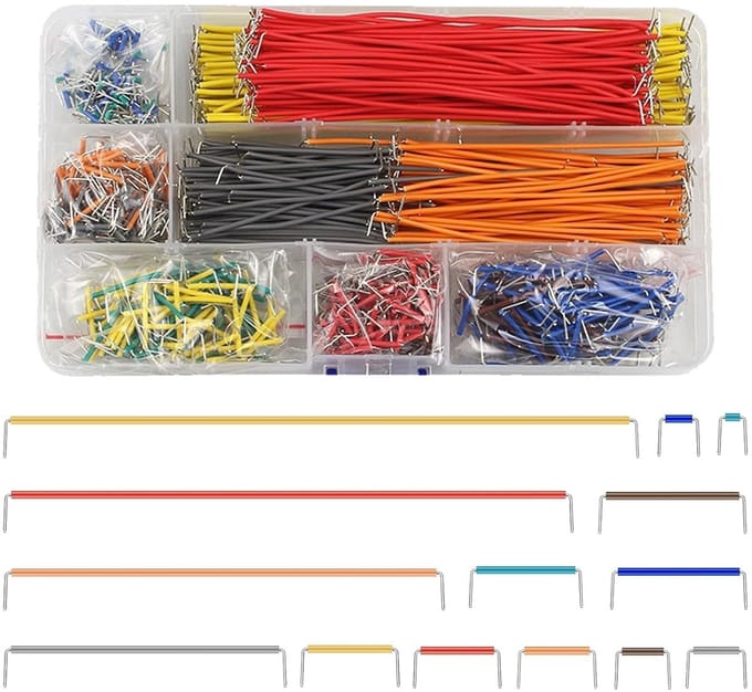 840 Stuks Breadboard Jumperkabels Set - Mannelijk naar Mannelijk - 14 Lengtes voor Experimentele Circuits