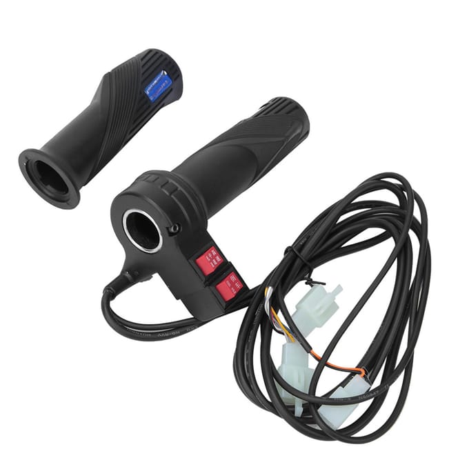 3 Snelheidsversnellingen Universeel Gashendel Gashendel Accelerator voor Elektrische Fiets Scooter met Vooruit en Achteruit Versnelling black