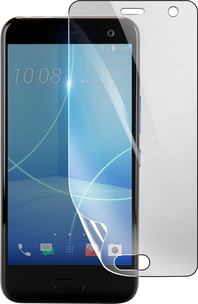 3mk, Geschikt voor HTC U11 Life, Schokbestendige Hydrogel Screenprotector, Transparant