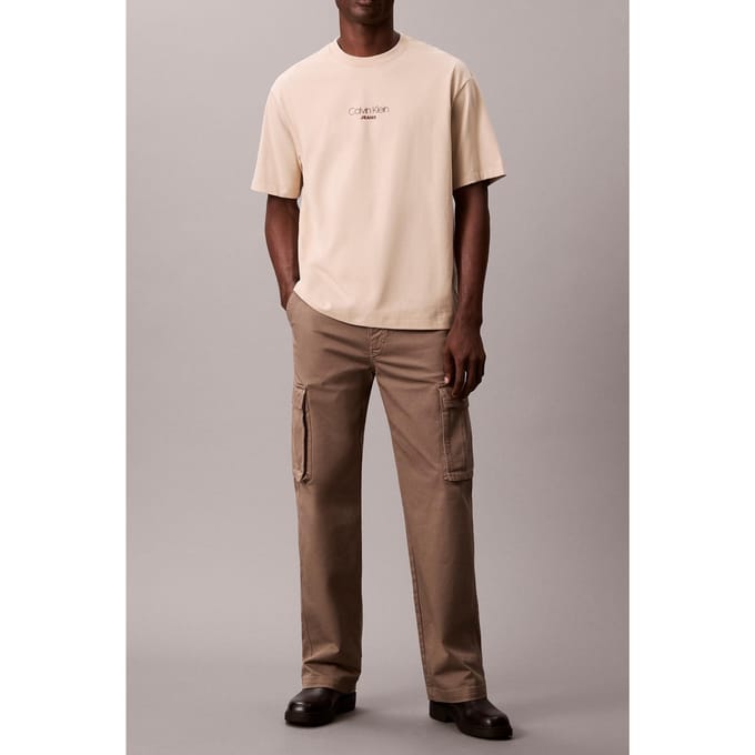 Calvin Klein Ss 16s Relaxed Fit Tee Silvermoss Taglia: S | Magliette basic Outlet | Uomo | Grigio