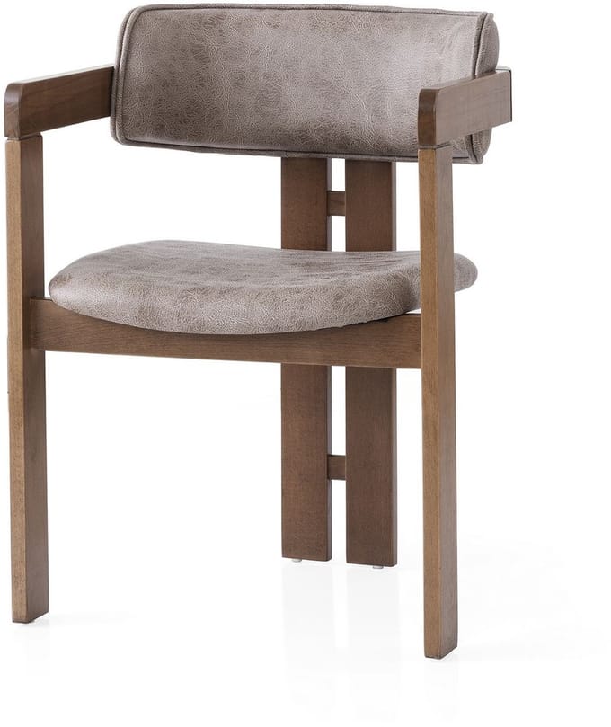 Asir - Stoel - Nerts - 100% BEUKENHOUT, MULTIPLEX - 57 x 76 x 44 cm