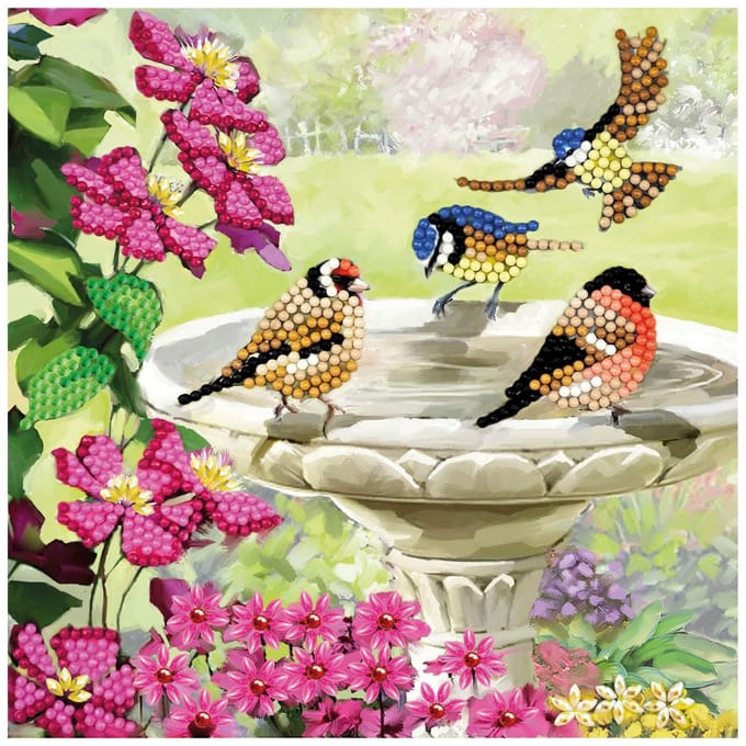 Diamond Painting "Crystal Art Card" - Birds