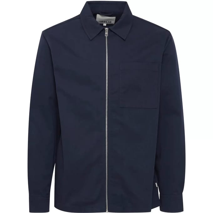 Lange mouwen ritsoverhemd Solid Elon