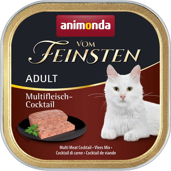 6x100g Adult Multi-Vleescocktail animonda Vom Feinsten Kattenvoer