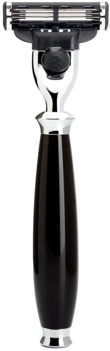 MÜHLE -Scheermes -Mach3 -PURIST -zwart chroom
