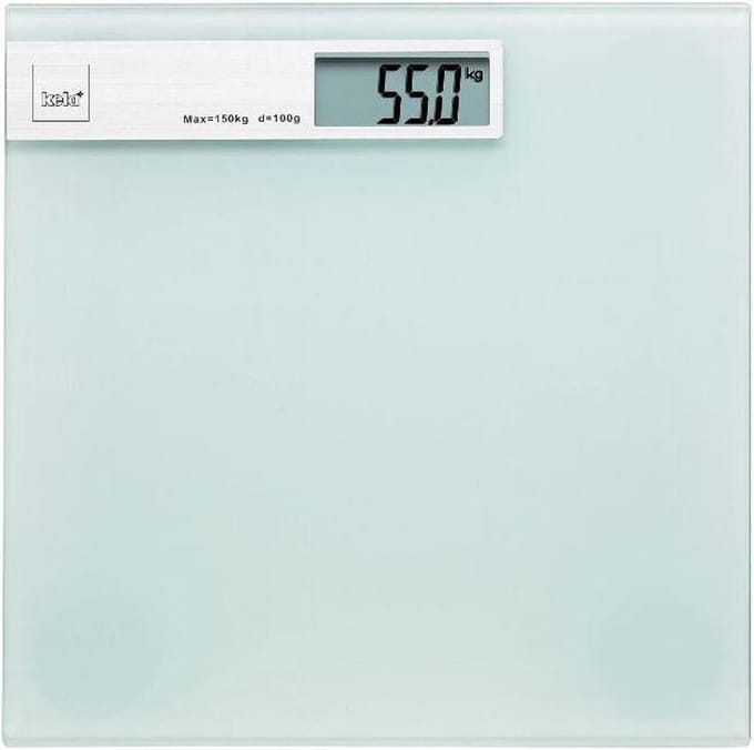 Kela Weegschaal Linda 30 X 30 X 2 Cm Glas Transparant