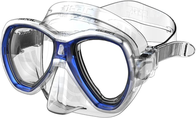 Duikmasker met Comfortabele Pure Siliconen Rok en Gehard Glas
