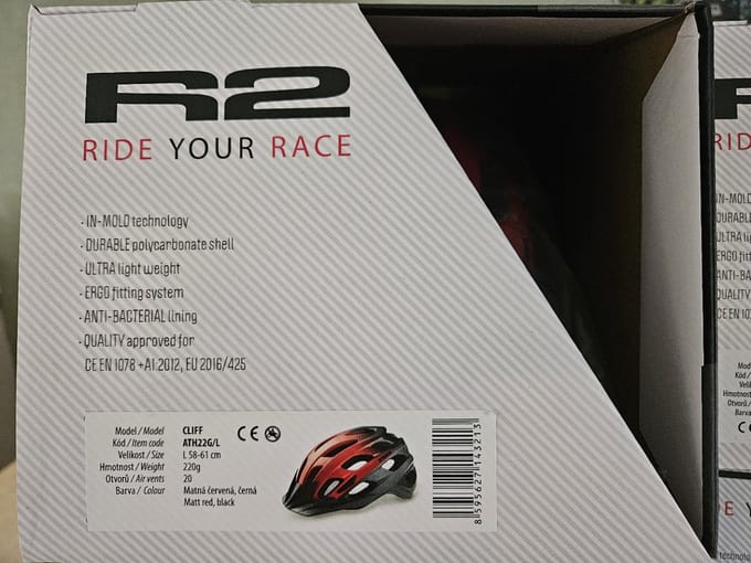 R2 fietshelm Cliff Pink - in mold technologie - Roze