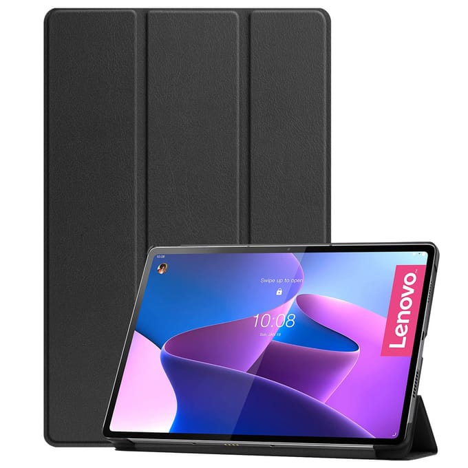 imoshion Trifold Bookcase voor de Lenovo Tab P12 Pro - Zwart