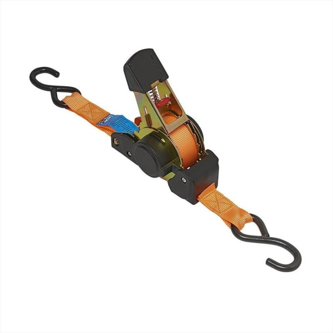 Proplus Spanband Met Ratel 350 Cm Zwart/oranje