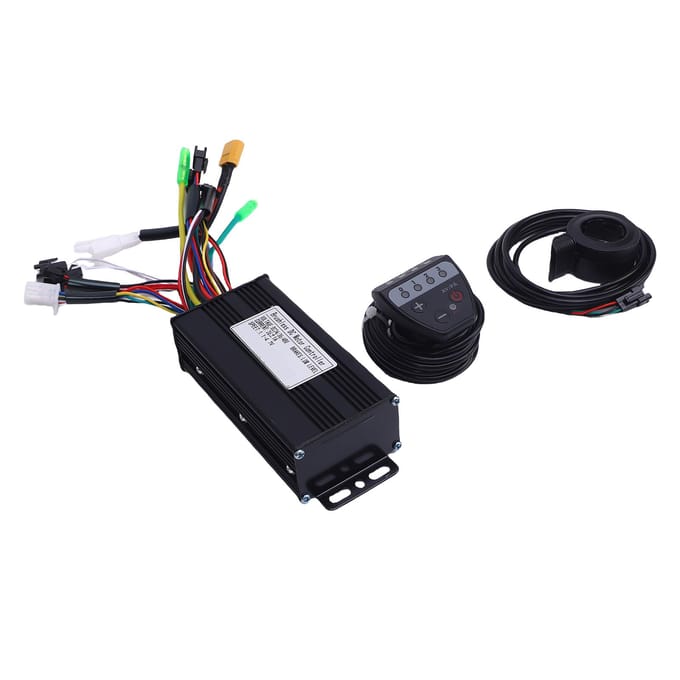 LED Display Meter 3 Modi 26A Controller voor Borstelloze Motor 130X Gashendel Elektrische Fiets black