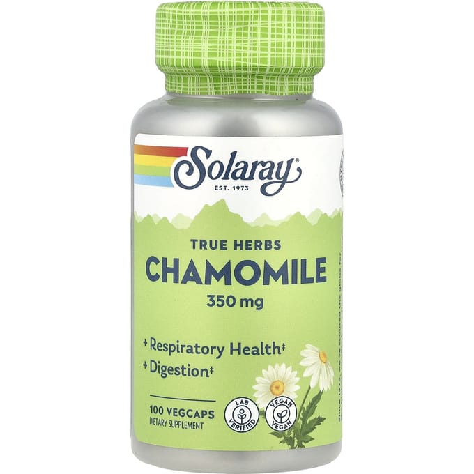 True Herbs, Kamille, 350 mg, 100 vegetarische capsules