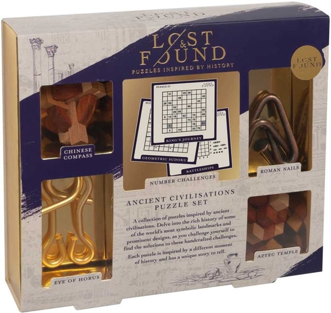 Lost and Found puzzelset oude beschavingen - educatief speelgoed set van 5.