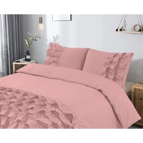 Dreamhouse Dekbedovertrek Cyprus Roze - Eenpersoons 140 x 200/220 cm + 1 kussensloop